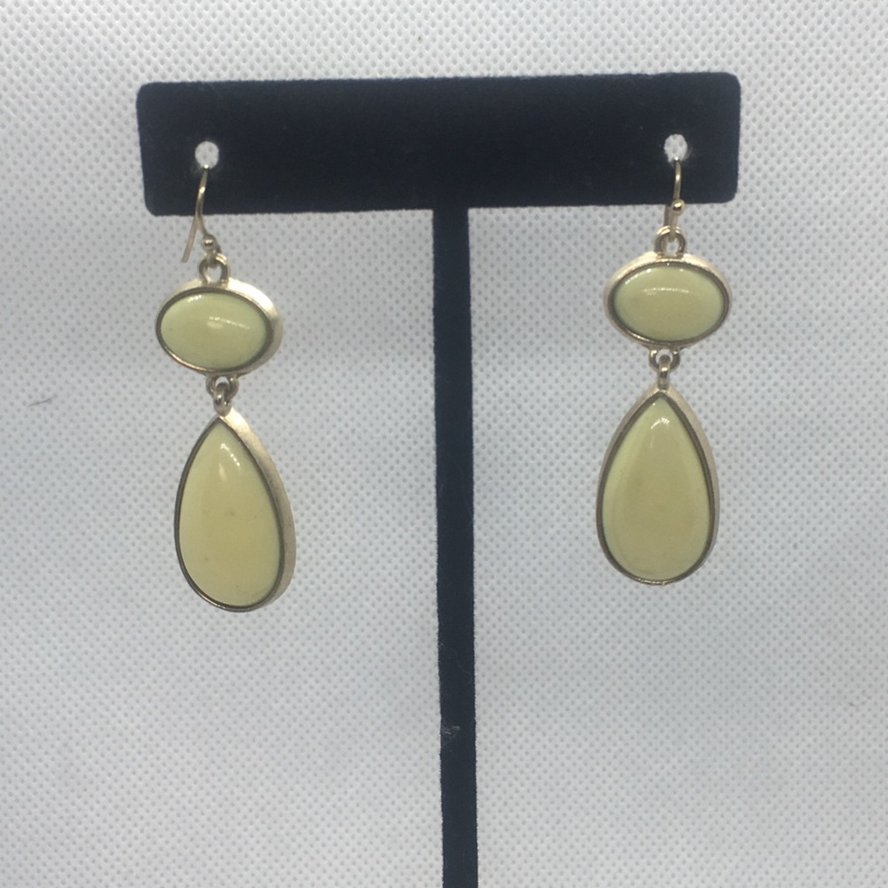 4 for $12: Yellow Green Earrings